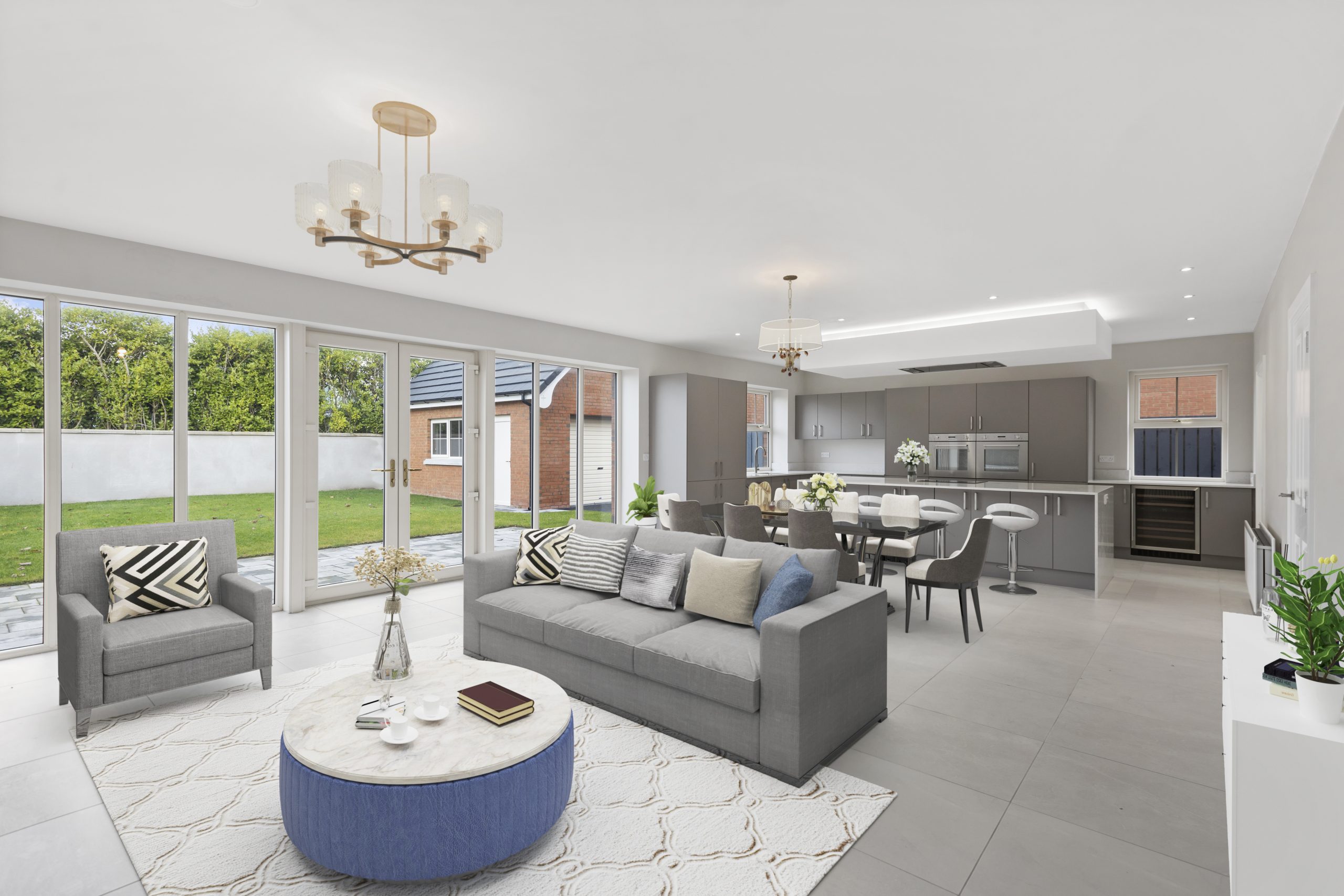 kitchen dining lounge